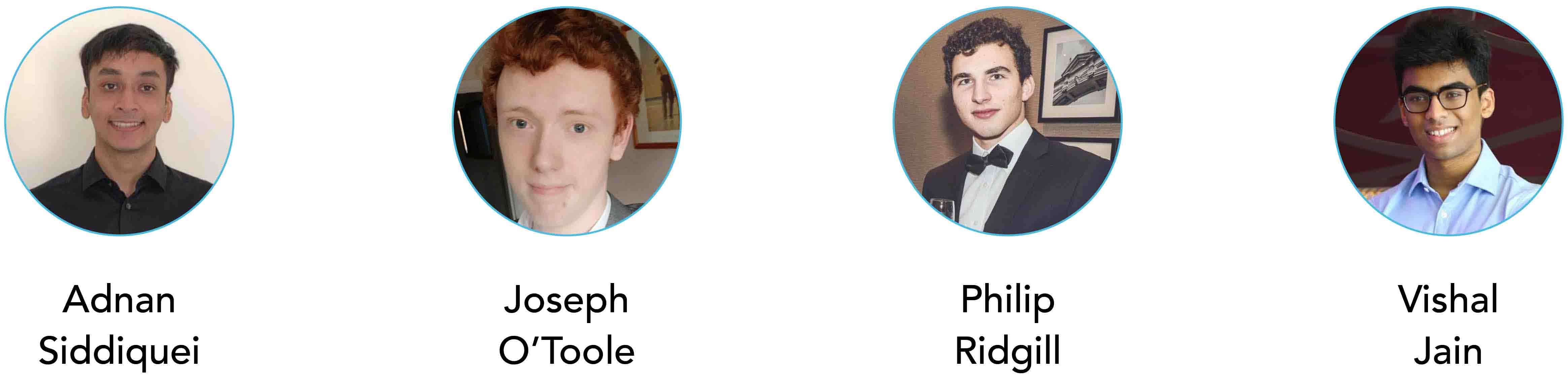 The four bright students joining the Seccl Digital Academy