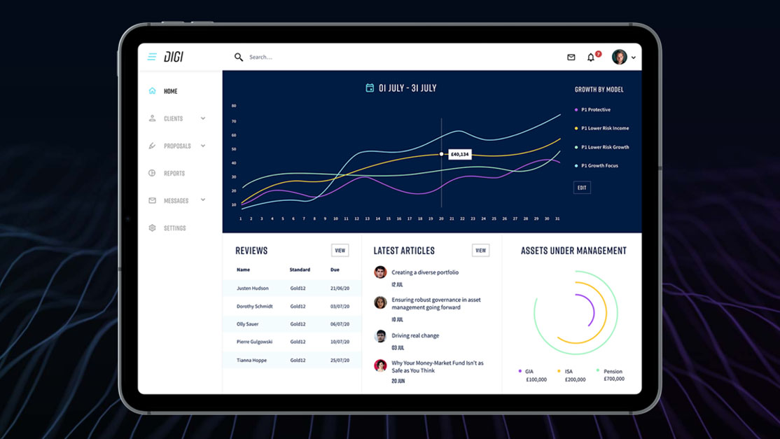 Modern advice for all...meet our newest client, DIGI