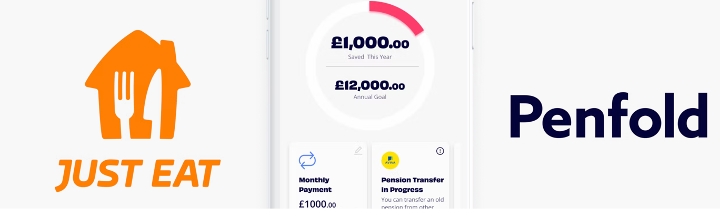 JustEat and Penfold logos