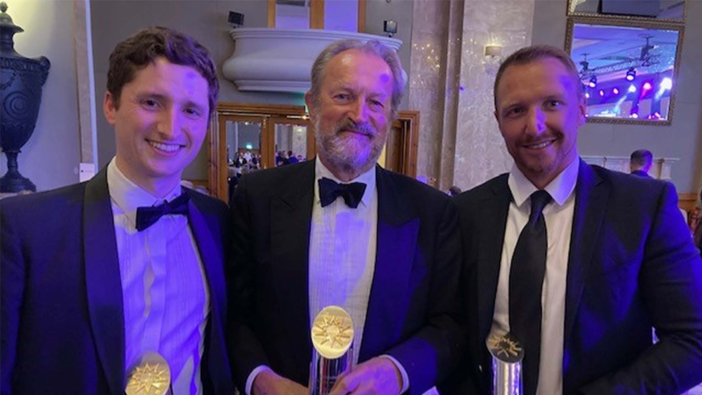 One night, three awards – an incredible evening of success